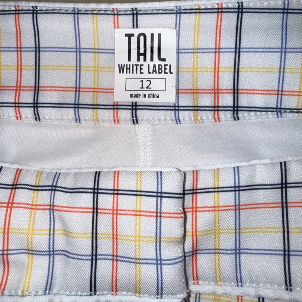 TAIL White Label Women's Plaid Skirt‎ Size 12 Knee Length Golf Tennis Athletic - Picture 3 of 4